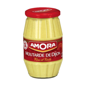 a jar of Amora mustard (moutarde de Dijon) 430g