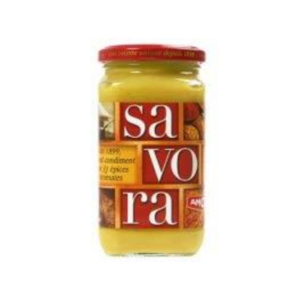 a jar of Amora Savora mustard 385g
