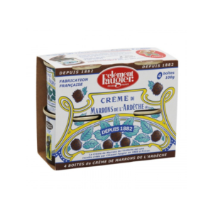 pack of Clement Faugier chestnut spread 4x100g