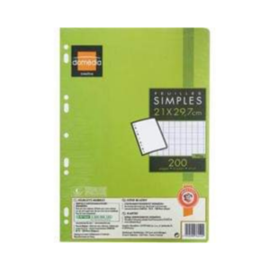 Domedia pack of 200 Feuille Mobile Blanche A4 Seyes