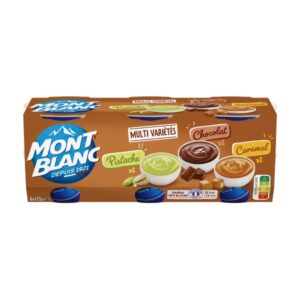 Mont Blanc Multi Varieties Cream Dessert 6 x 125g