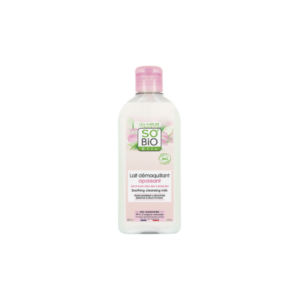 SO' BIO Lait Demaquillant Apaisant Hypoallergenique Peaux Sensibles 200ml