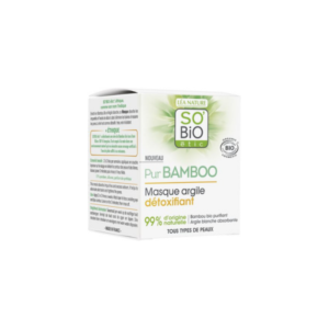 SO' BIO Masque Argile Detoxifiant Tous Types de Peaux 50ml