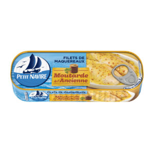 Petit Navire Mackerel Fillets with Mustard Sauce 169g