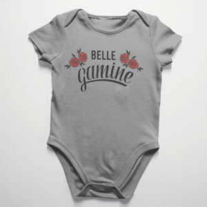 Baby onesie ‘Belle gamine’