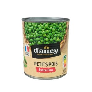 D'Aucy Family Size Extra Fine Peas 560g (Dented Tin)