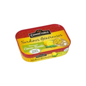 Connetable Lemon Basil Sardines 140g