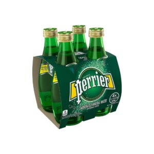 PERRIER GLASS Sparkling Water (4x330ml)