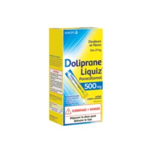 Doliprane Liquiz 500 mg - Pain & Fever - 12 sachets