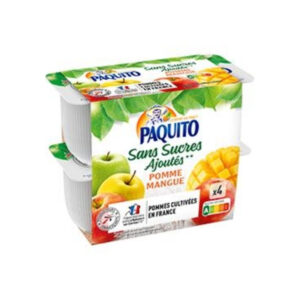 Paquito Apple and Mango No Added Sugar Compote 4x100g