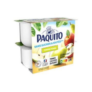 Paquito Apple and Pear No Added Sugar Compote 4x100g