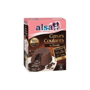 Alsa Chocolate Coeur Fondant Cake Mix 275g (Molds Included)