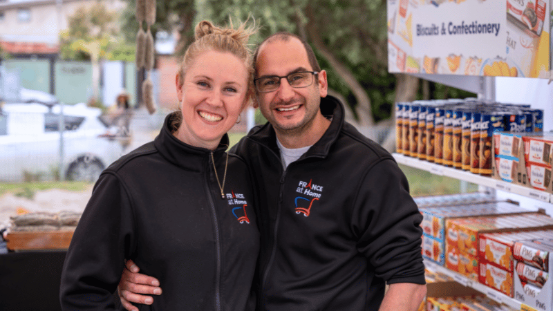 Sandra and Robert of France at Home