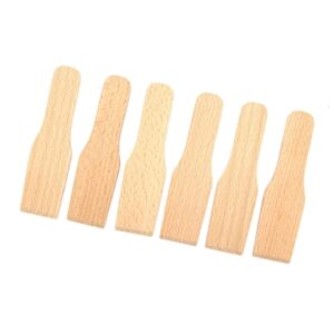 Carrefour Wooden Raclette Spatula x6