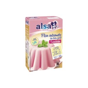 Alsa Raspberry Flan Mix 150g